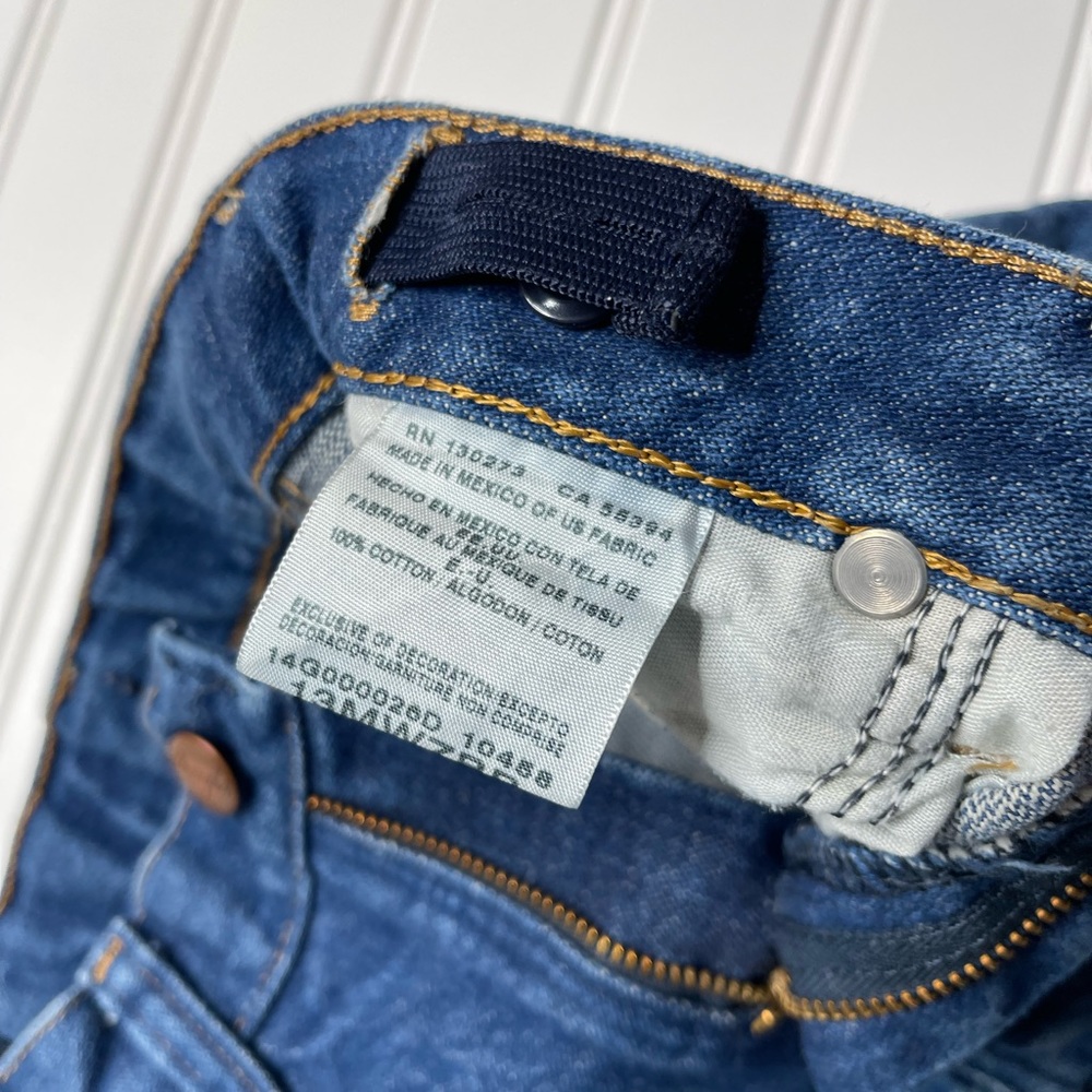 Wrangler kids size 8 slim blue jeans 100% cotton - Picture 4 of 6
